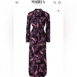 Marlea Eloise skirt purple paisley pattern
